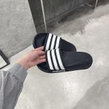  1089 - HÀNG CHÍNH HÃNG - DÉP ADIDAS LITE - NAVY SỌC TRẮNG - Code: AQ1703 