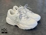  0295 - HÀNG CHÍNH HÃNG - GIÀY SNEAKER MLB CHUNKY LITE -  New York Đế TRẮNG màu White - Code: 3ASHC3S1N (10) 