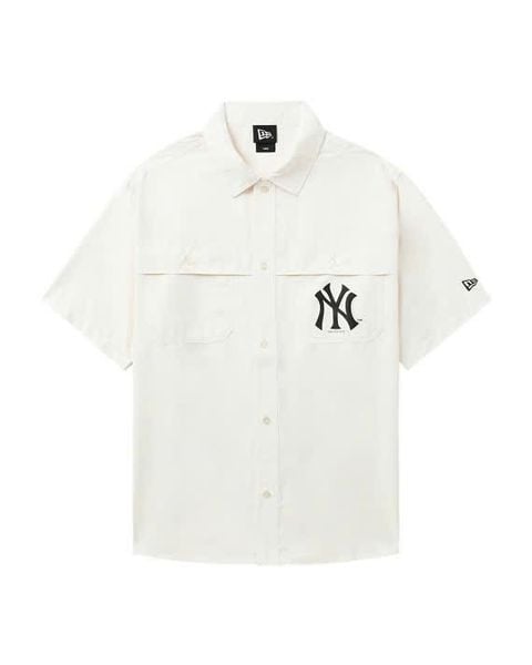  2686 - HÀNG CHÍNH HÃNG - ÁO NEW ERA - SƠ MI 2 TÚI - NEW YORK - KEM - CODE: 14529325 