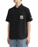  2687 - HÀNG CHÍNH HÃNG - ÁO NEW ERA - SƠ MI 2 TÚI - NEW YORK - ĐEN - CODE: 14529324 