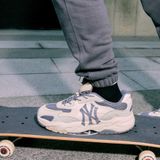  0292 - HÀNG CHÍNH HÃNG - GIÀY SNEAKER MLB CHUNKY LITE -  New York màu Grey - Code: 3ASHC3S1N-50CGS (7) 