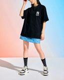  2695 - HÀNG CHÍNH HÃNG - ÁO THUN MLB - BIG LOGO NY - ĐEN 