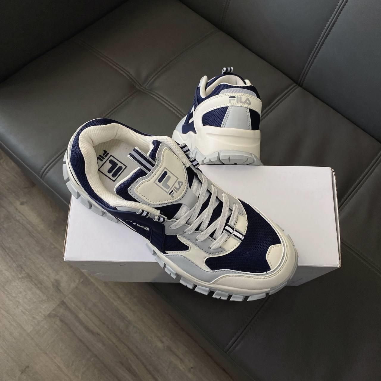  1731 - HÀNG CHÍNH HÃNG - Giày Fila Sneaker White Navy - *2024*  [1RM02121F 143] 