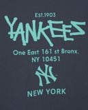  2699 - HÀNG CHÍNH HÃNG - ÁO THUN MLB - YANKEES 1903 - XÁM ĐEN - CODE:3ATSB2243-07WHS 