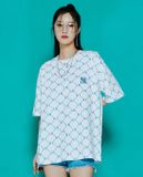  0869 - HÀNG CHÍNH HÃNG - ÁO THUN MLB Monogram - TRẮNG 
