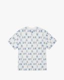  0870 - HÀNG CHÍNH HÃNG - ÁO THUN MLB Monogram - TRẮNG *MULTI* 