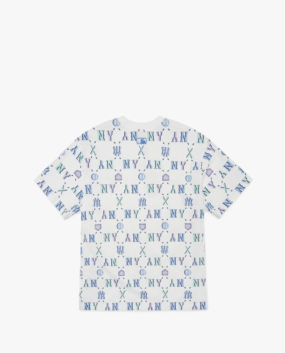  0870 - HÀNG CHÍNH HÃNG - ÁO THUN MLB Monogram - TRẮNG *MULTI* 