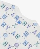  0870 - HÀNG CHÍNH HÃNG - ÁO THUN MLB Monogram - TRẮNG *MULTI* 