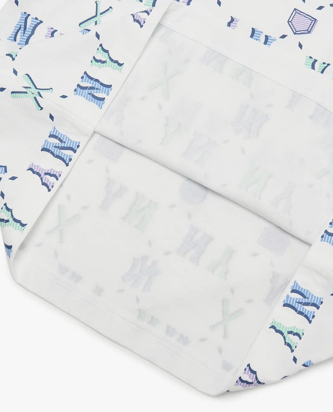  0870 - HÀNG CHÍNH HÃNG - ÁO THUN MLB Monogram - TRẮNG *MULTI* 
