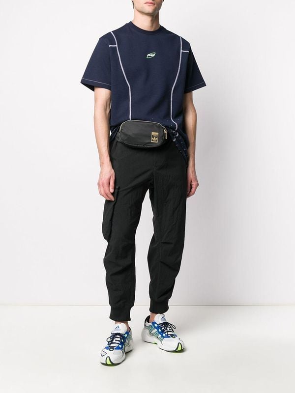  0245 - TÚI ĐEO CHÉO HOT HIT ADIDAS WAIST BAG - *Black/Gold* - Code: GF3200 