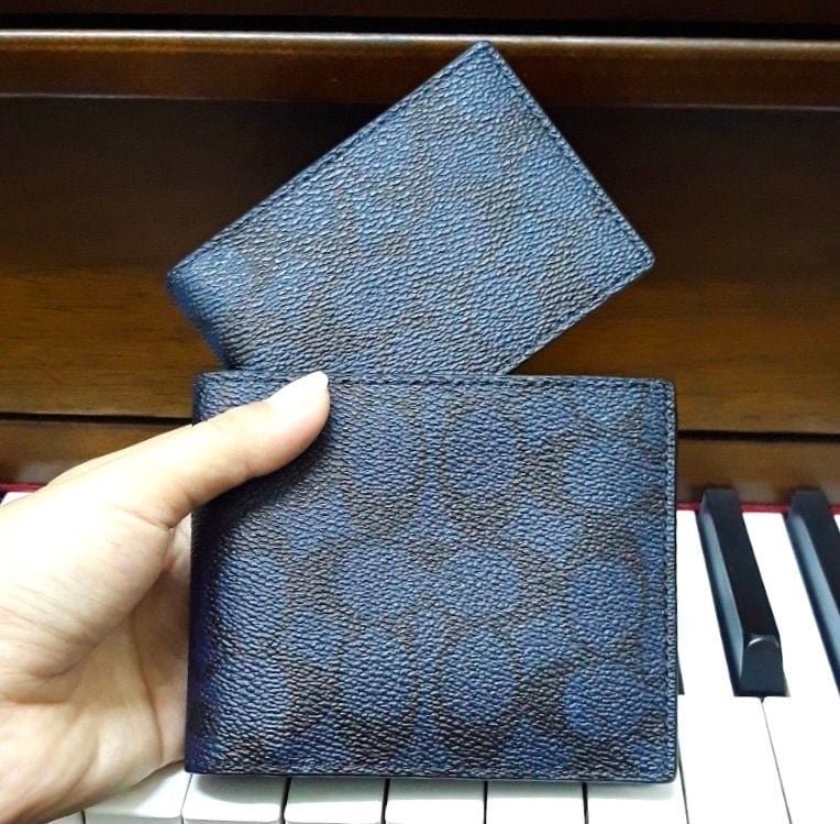  03966 - HÀNG CHÍNH HÃNG - VÍ COACH Nam NGẮN 850K - 3 in 1 