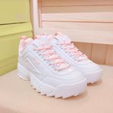  0448 - HÀNG CHÍNH HÃNG - GIÀY FILA DISRUPTOR CÁ MẬP - *WHITE/PINK* - Code: FS1HTA1074X WPK-1 