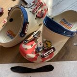  2288 - HÀNG CHÍNH HÃNG - CLOG UNISEX CROCS BAYA NARUTO - TRẮNG KEM 