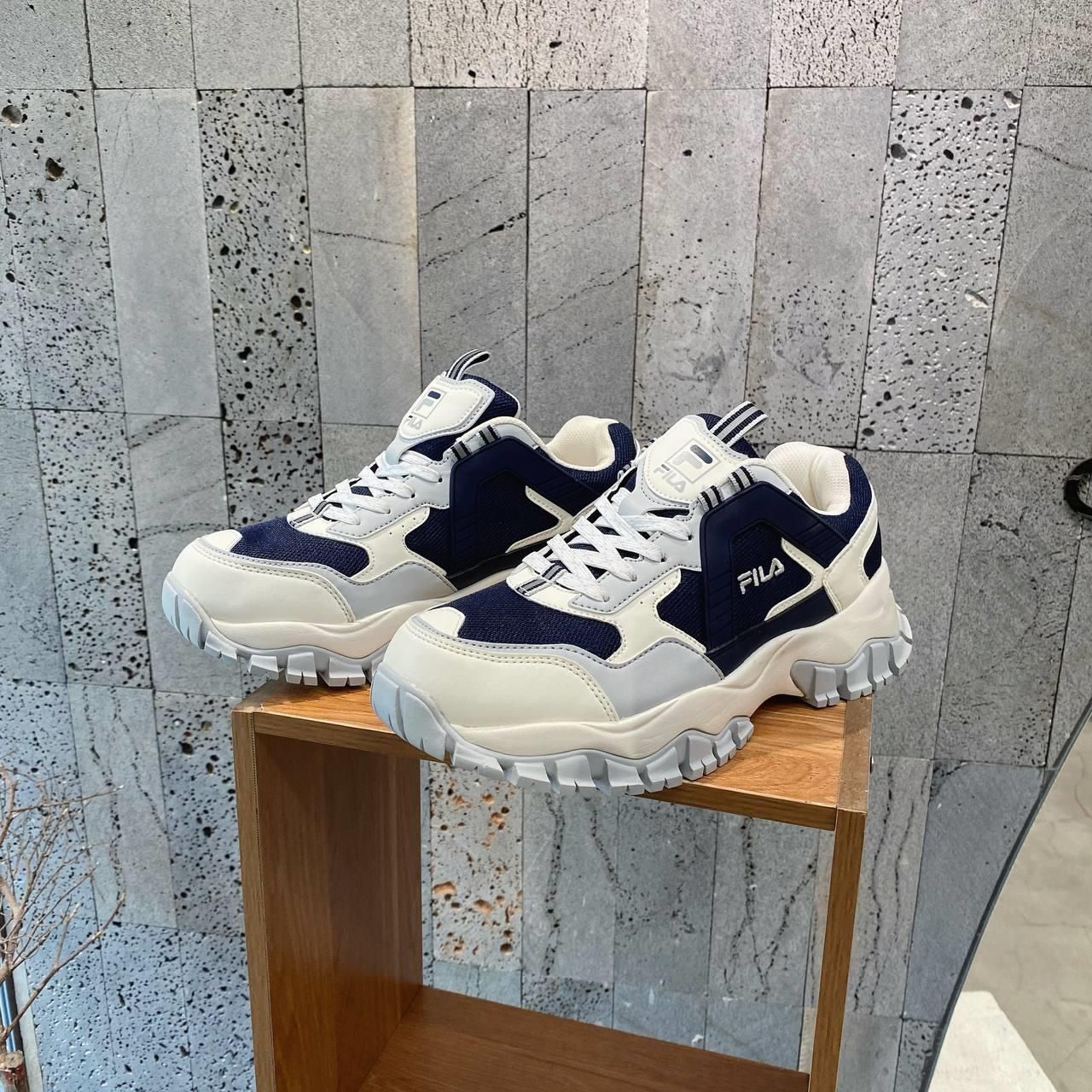  1731 - HÀNG CHÍNH HÃNG - Giày Fila Sneaker White Navy - *2024*  [1RM02121F 143] 