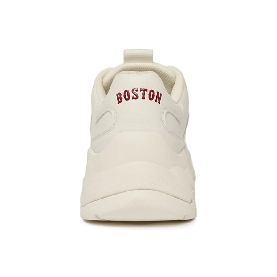  1097 - HÀNG CHÍNH HÃNG - GIÀY SNEAKER MLB BIG BALL CHUNKY - 3D Logo Boston Red Sox Ivory - *TRẮNG* - Code: 3ASHCS12N-43RDS 