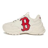  1097 - HÀNG CHÍNH HÃNG - GIÀY SNEAKER MLB BIG BALL CHUNKY - 3D Logo Boston Red Sox Ivory - *TRẮNG* - Code: 3ASHCS12N-43RDS 