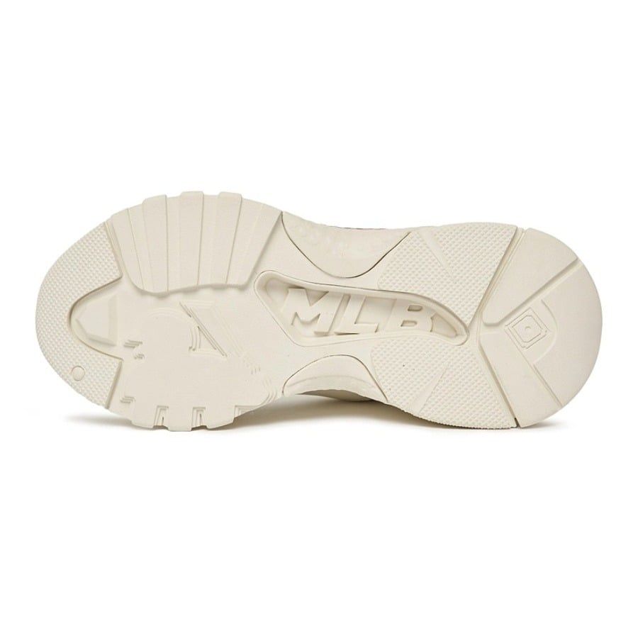  1097 - HÀNG CHÍNH HÃNG - GIÀY SNEAKER MLB BIG BALL CHUNKY - 3D Logo Boston Red Sox Ivory - *TRẮNG* - Code: 3ASHCS12N-43RDS 
