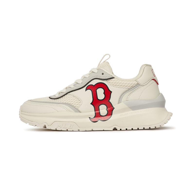  1563 - HÀNG CHÍNH HÃNG - GIÀY MLB CHUNKY RUNNER BOSTON RED SOX IVORY 