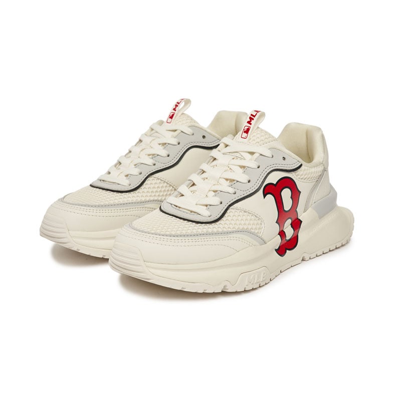  1563 - HÀNG CHÍNH HÃNG - GIÀY MLB CHUNKY RUNNER BOSTON RED SOX IVORY 