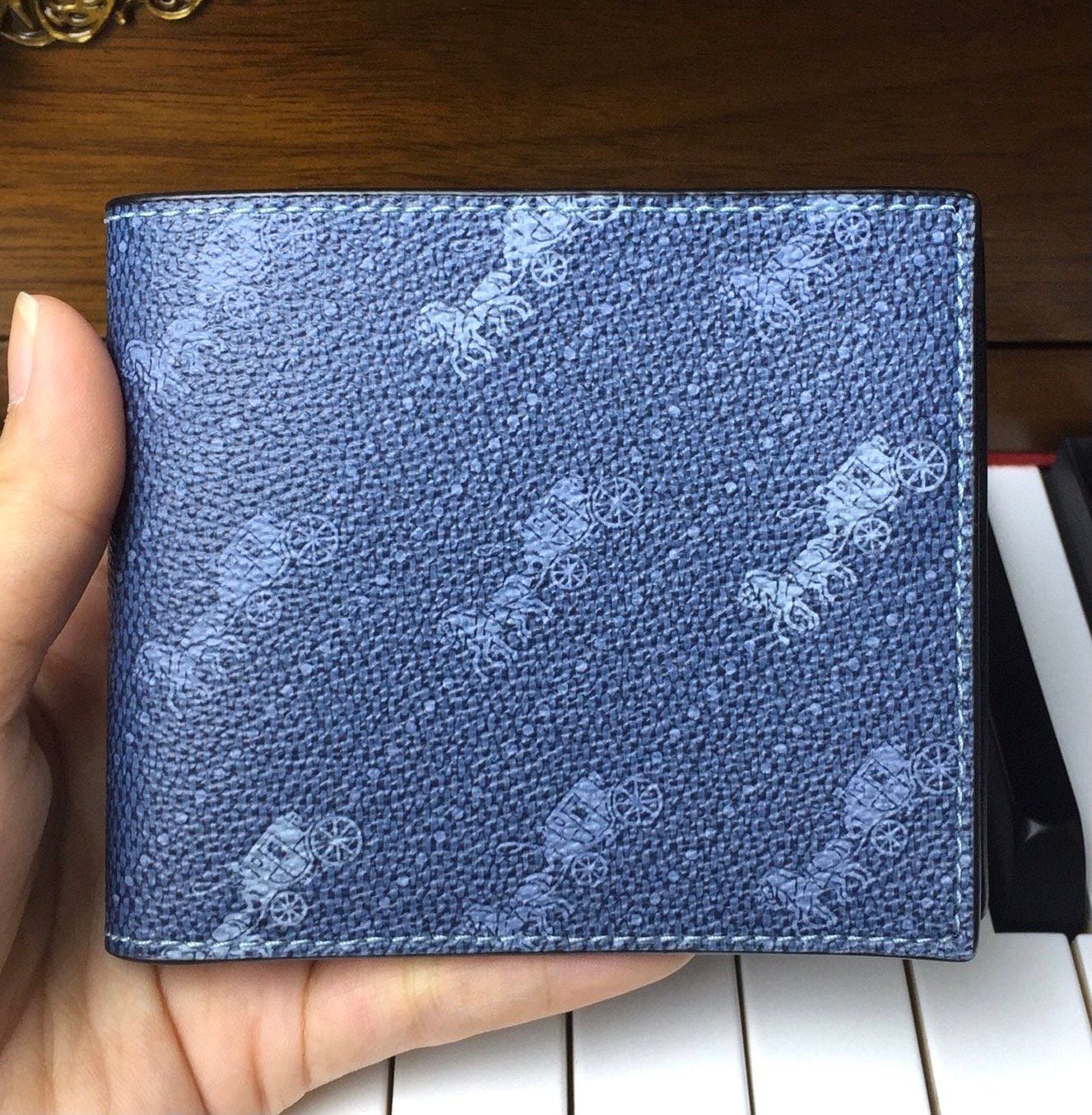  03966 - HÀNG CHÍNH HÃNG - VÍ COACH Nam NGẮN 850K - 3 in 1 