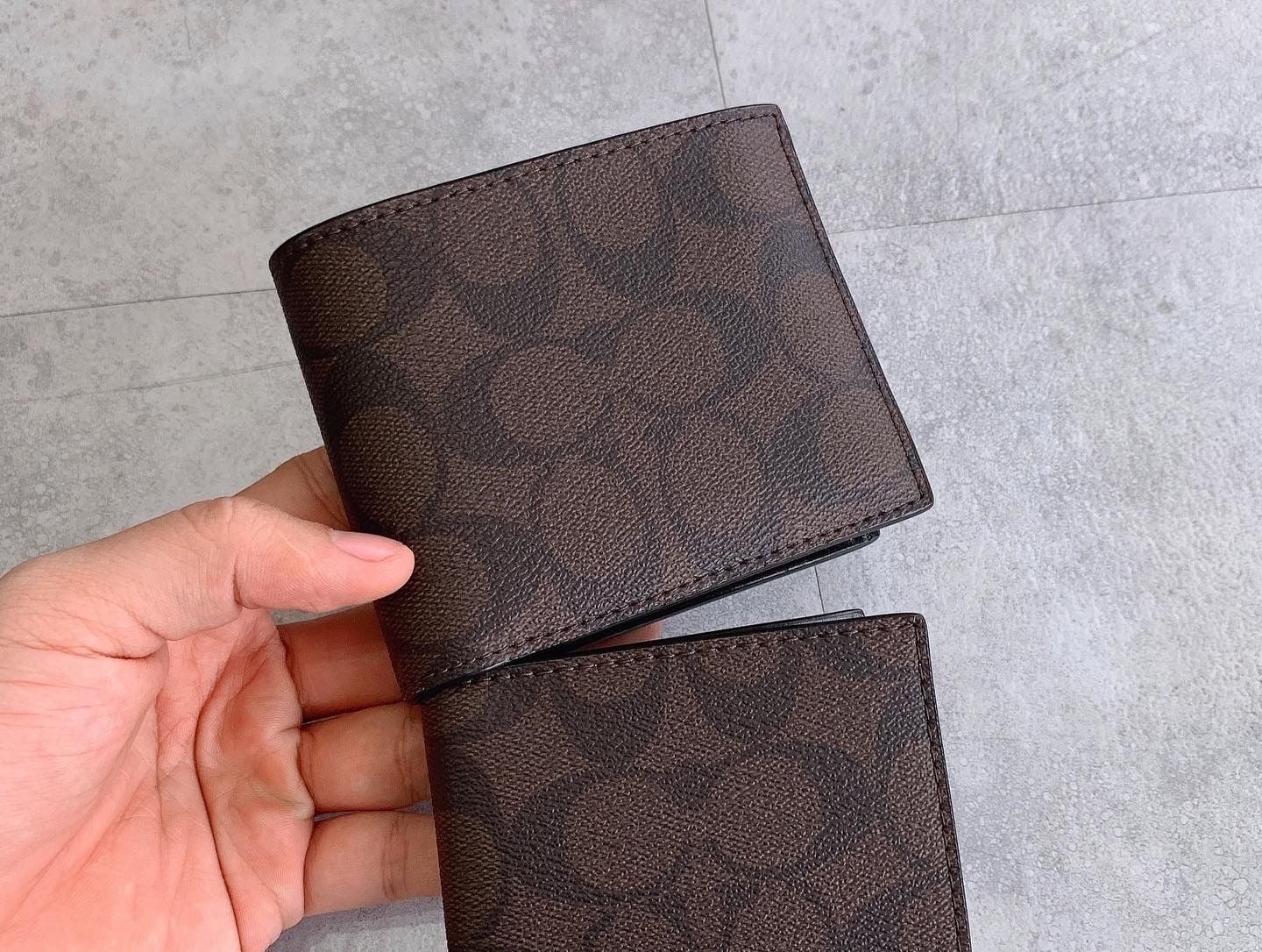  03966 - HÀNG CHÍNH HÃNG - VÍ COACH Nam NGẮN 850K - 3 in 1 