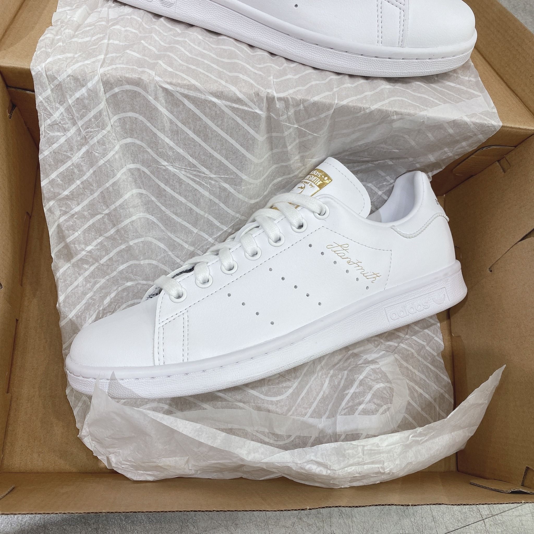  0308 - HÀNG CHÍNH HÃNG - GIÀY ADIDAS STANSMITH - Trắng GOLD - *WHITE/GOLD* - 2022** - Code: H00307 