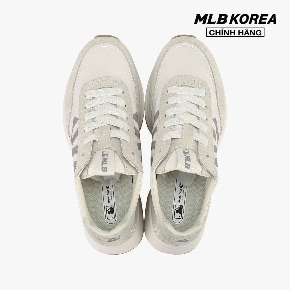  0468 - HÀNG CHÍNH HÃNG - GIÀY MLB CHUNKY JOGGER NEW YORK YANKEES - *IVORY* - Code: 32SHX1111-50i 