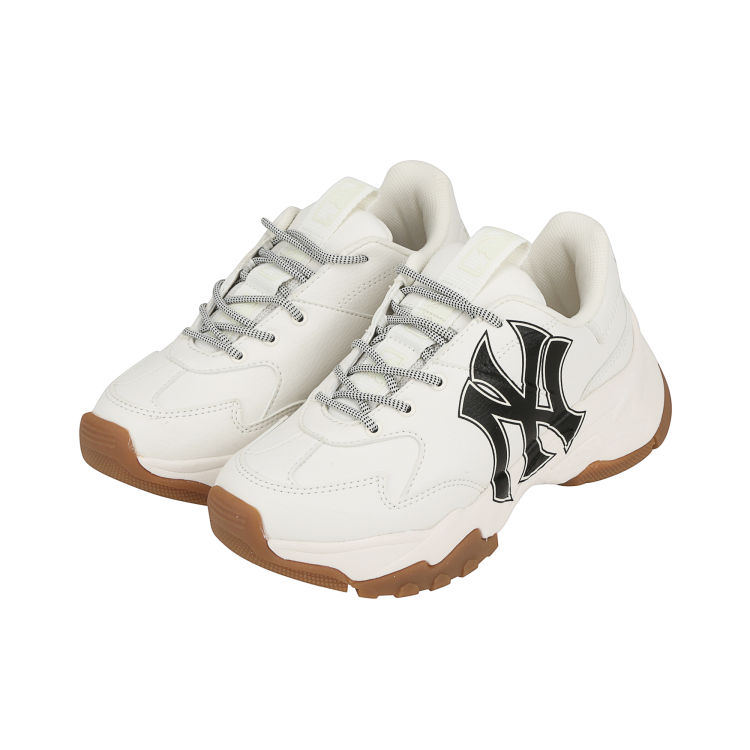  0098 - HÀNG CHÍNH HÃNG - GIÀY SNEAKER MLB CHUNKY NEW YORK GUM EMBO - *WHITE/GUM* - 2021** - Code: 