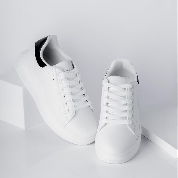  0041 - HÀNG CHÍNH HÃNG - GIÀY DOMBA HIGH POINT H-9011 - TRẮNG GÓT ĐEN - *WHITE/BLACK* - 2021** - Code: 