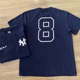  0733 - HÀNG CHÍNH HÃNG - ÁO THUN NEW ERA - NY LOGO SỐ 8 XANH ĐẬM - *NAVY* - Code: 11929490 