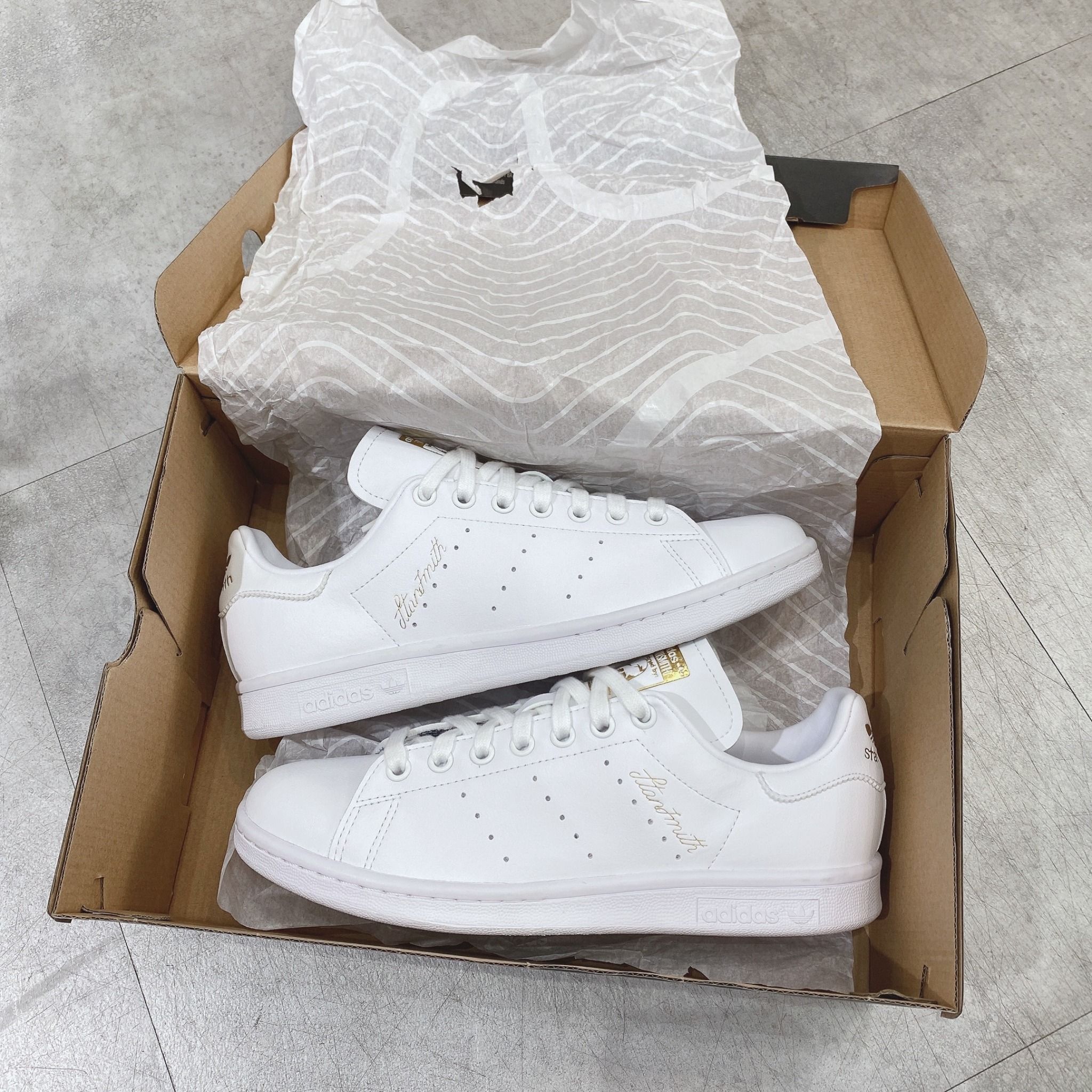  0308 - HÀNG CHÍNH HÃNG - GIÀY ADIDAS STANSMITH - Trắng GOLD - *WHITE/GOLD* - 2022** - Code: H00307 
