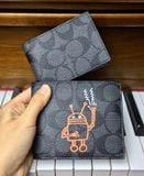  03966 - HÀNG CHÍNH HÃNG - VÍ COACH Nam NGẮN 850K - 3 in 1 