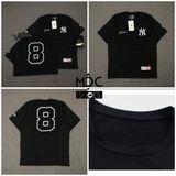  0634 - HÀNG CHÍNH HÃNG - ÁO THUN NEW ERA - NY LOGO SỐ 8 ĐEN - *BLACK* - Code: 11929491 