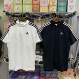  2565 - HÀNG CHÍNH HÃNG - ÁO ADIDAS POLO 2 SỌC LOGO NHỎ TRẮNG - * WHITE * CODE : IC9312 