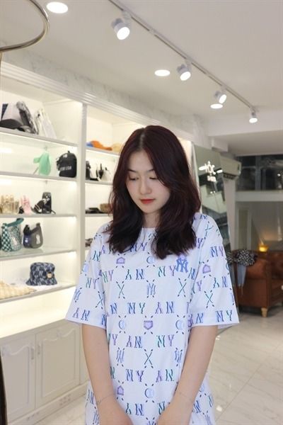  0870 - HÀNG CHÍNH HÃNG - ÁO THUN MLB Monogram - TRẮNG *MULTI* 
