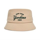  2509 - HÀNG CHÍNH HÃNG - Mũ / Nón MLB Bucket New York Yankees -  Màu Begie 