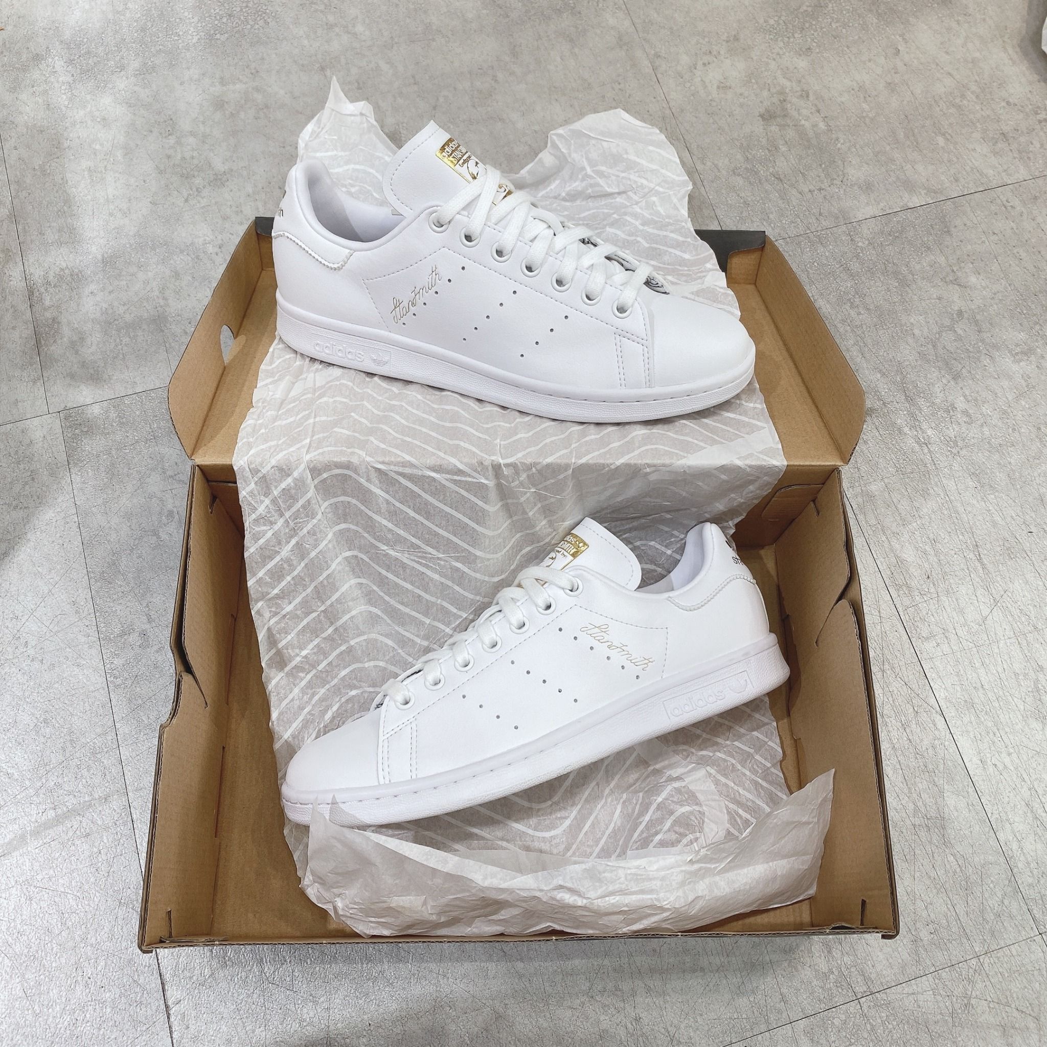  0308 - HÀNG CHÍNH HÃNG - GIÀY ADIDAS STANSMITH - Trắng GOLD - *WHITE/GOLD* - 2022** - Code: H00307 