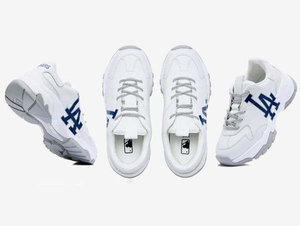  0035 - HÀNG CHÍNH HÃNG - GIÀY SNEAKER MLB BIG BALL CHUNKY LA DODGER  - *LA ĐẾ XÁM* - 2025** - Code: 32SHC1011 07W 