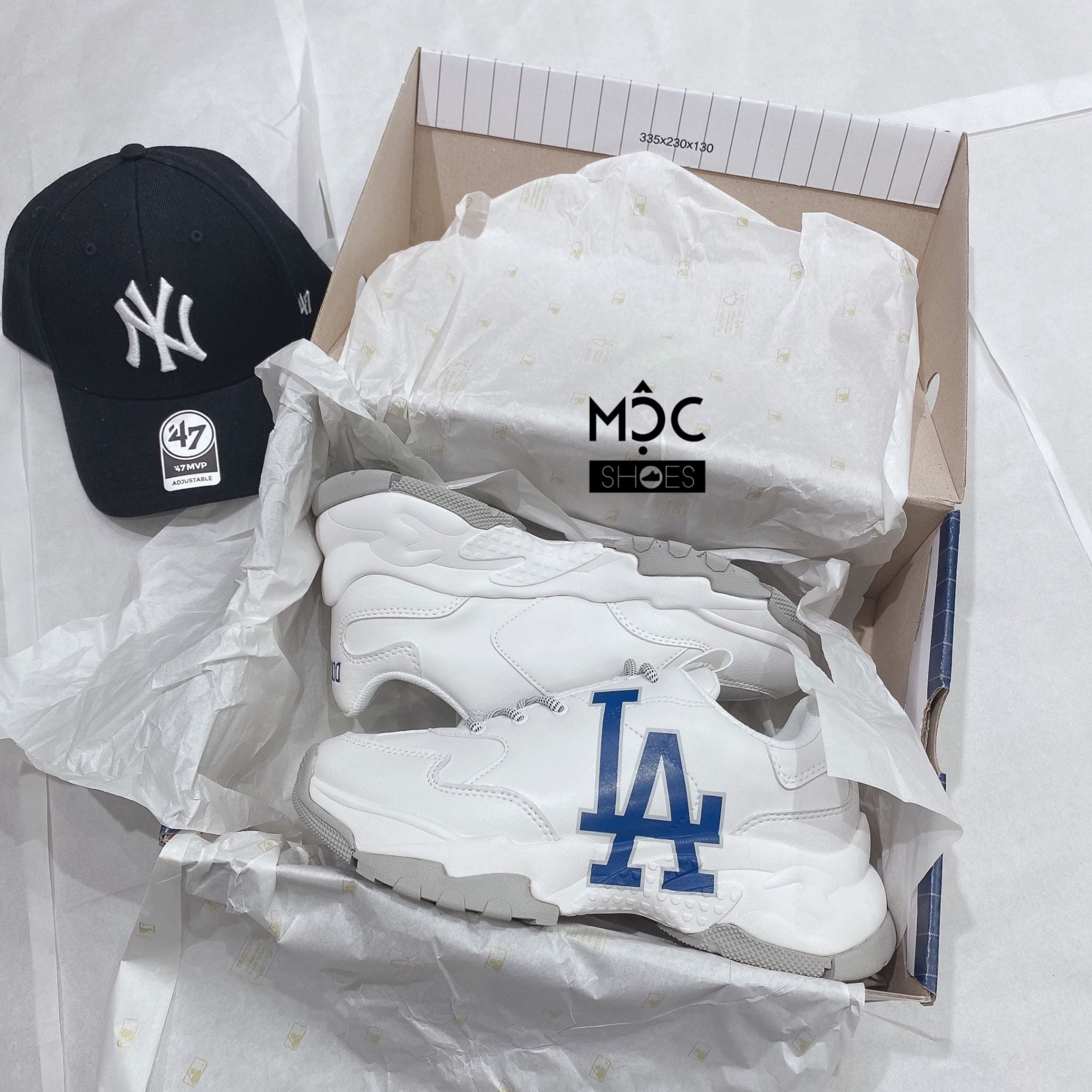  0342 - HÀNG CHÍNH HÃNG - GIÀY SNEAKER MLB BIG BALL CHUNKY LA DODGER  - *LA ĐẾ XÁM* - 2025** - Code: 32SHC1011 07W 