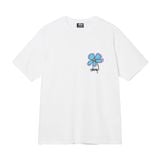  1132 - HÀNG CHÍNH HÃNG - ÁO THUN STUSSY -  STUSSY FLOWER - WHITE 