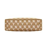  1185 - HÀNG CHÍNH HÃNG -Túi MLB Monogram New York Yankees  *BEGIE* - Code: 32BGDC111 -50B 