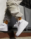  1672 - GIÀY THỂ THAO NIKE AIR FORCE 1 MID TRIPLE WHITE - CODE: CW2289111 