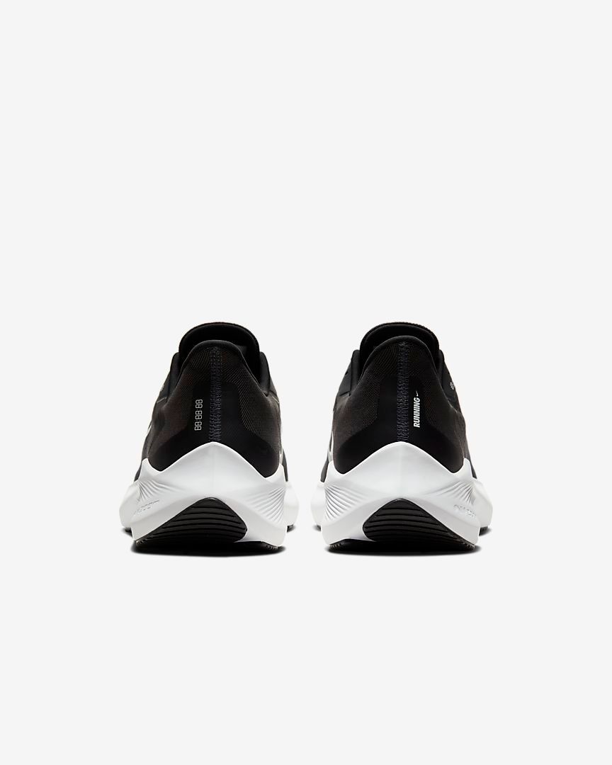  0072 - HÀNG CHÍNH HÃNG - GIÀY NIKE AIR ZOOM WINFLO 7 - ĐEN ĐẾ TRẮNG - *BLACK/WHITE LOGO* - 2021** - Code: CJ0291-005 