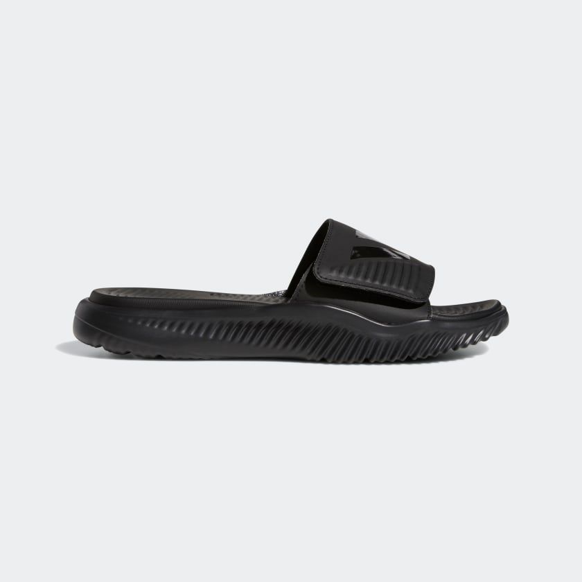  0054 - HÀNG CHÍNH HÃNG - DÉP ADIDAS ALPHABOUCE SLIDE - ALL BLACK - *BLACK* - 2021** - Code:B41720 