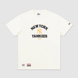  1114 - HÀNG CHÍNH HÃNG - ÁO THUN NEW ERA -NEW YORK YANKEES ESSENTIAL IVORY - KEM - CODE: 13527260 