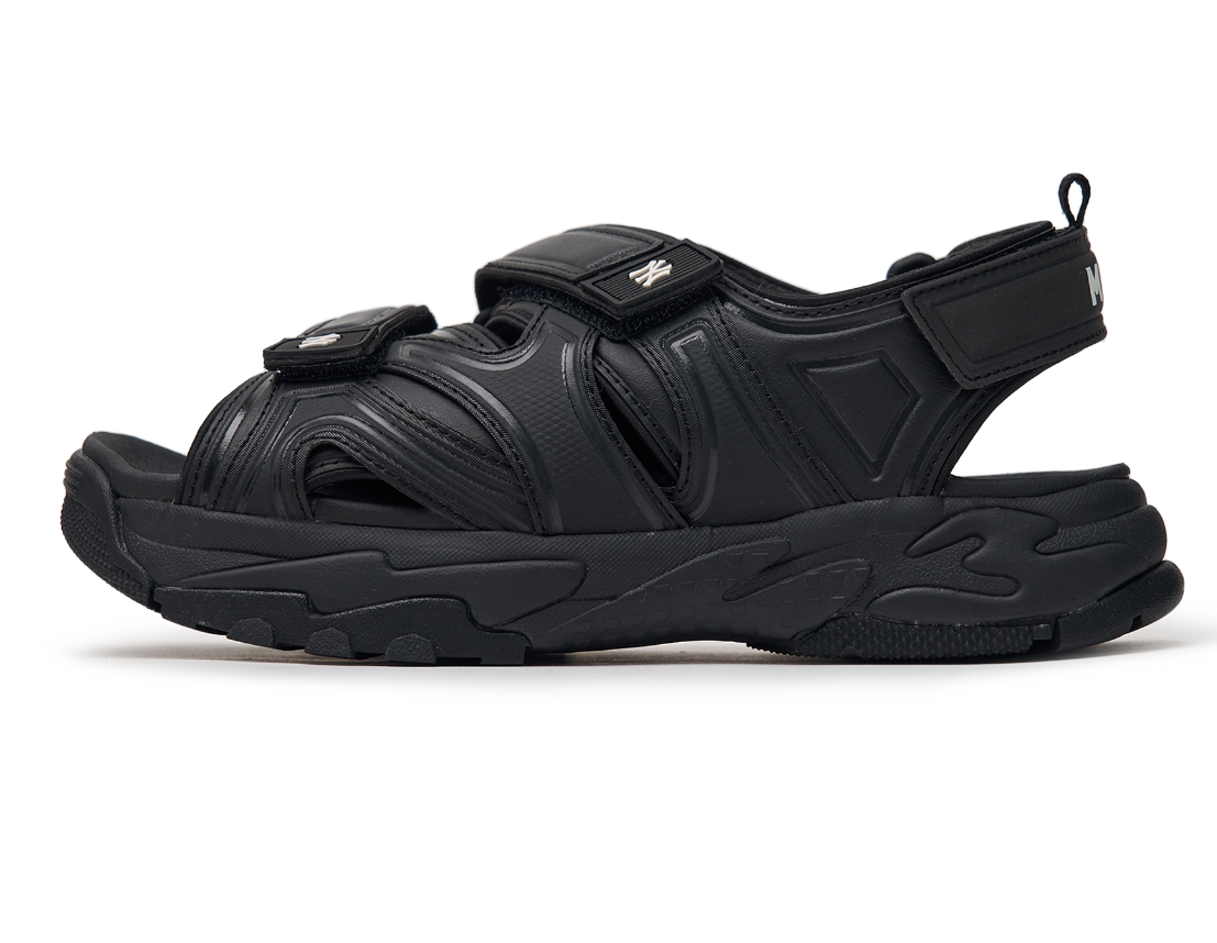  2195 - HÀNG CHÍNH HÃNG - GIÀY SANDAL MLB CHUNKY NEW YORK YANKEES - BLACK - CODE: 3ASDRNS43-50BKS 