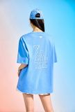  1302 - HÀNG CHÍNH HÃNG - ÁO THUN MLB - MONOGRAM BIG LOGO LA DODGER - XANH BLUE - CODE: 3ATSM0233-07CBL 