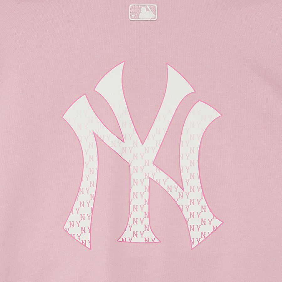  1659 - HÀNG CHÍNH HÃNG - ÁO SWEATER MLB MONOGRAM BIG LUX NY YANKEES - HỒNG - CODE: 3AMTM0234-50PKL 