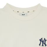  1658 - HÀNG CHÍNH HÃNG - ÁO SWEATER MLB MONOGRAM BIG LUX NY YANKEES - TRẮNG - CODE: 3AMTM0234-50CRD 