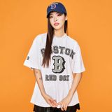  1298 - HÀNG CHÍNH HÃNG - ÁO THUN MLB - BOSTON RED SOX - XÁM - CODE: 3ATSV0233-43MGL 